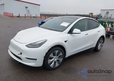 2021 Tesla Model Y Long Range Dual Motor All-Wheel Drive из США, поврежденный, VIN 5YJYGDEE7MF298774